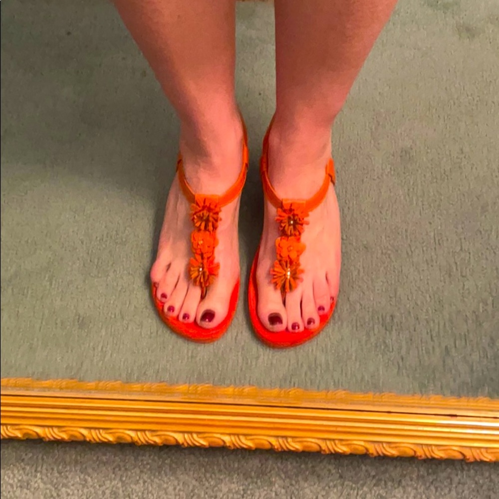 Chaps Tangerine Sandals